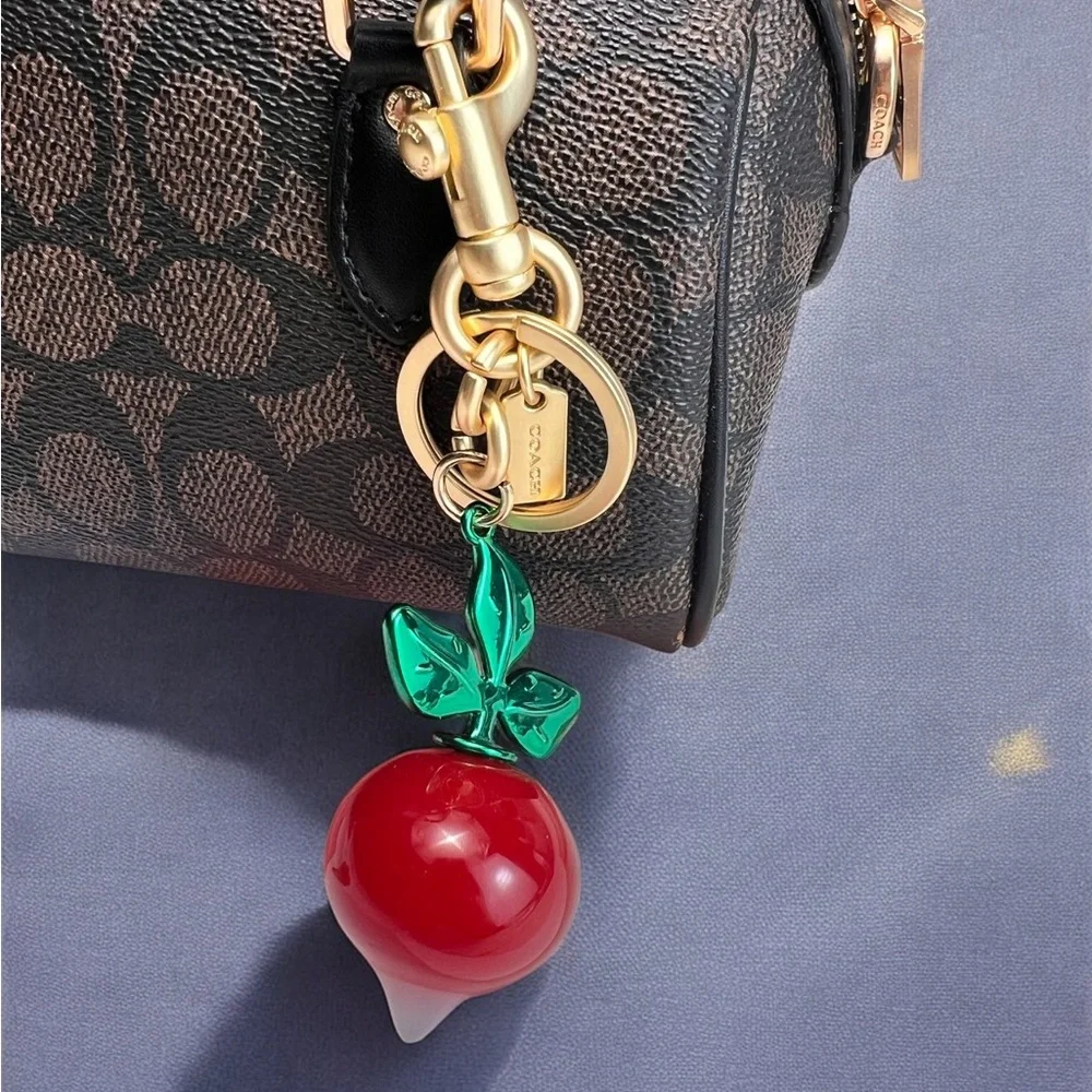 🧀Coach Red and Green Keychain - Picture 5 of 9